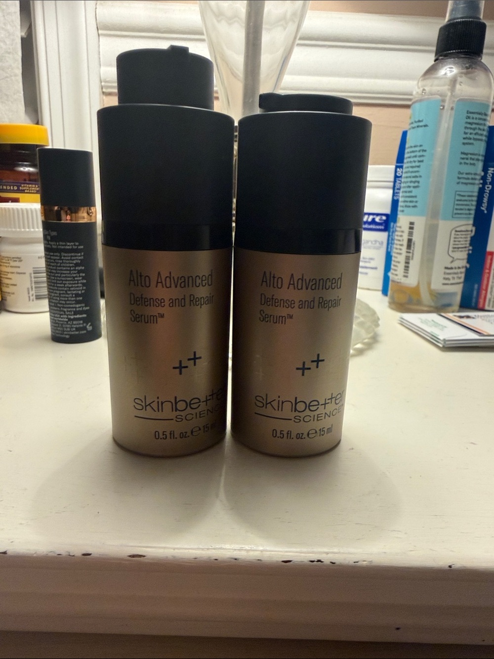 skinbetter science Skin Care defense Repair Serum - Gold/Black